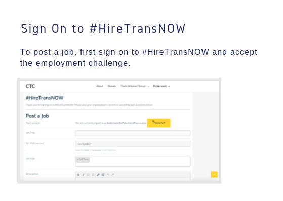sign on #HireTransNOW and post a job